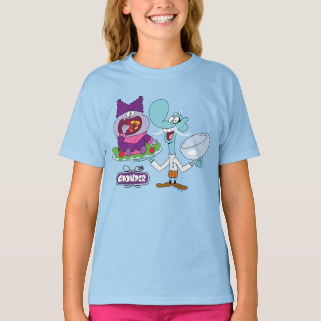 Chowder and Mung Daal T-Shirt (Front)