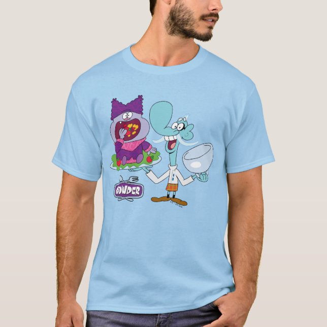 Chowder and Mung Daal T-Shirt (Front)