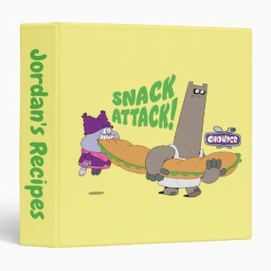 Chowder and Shnitzel 3 Ring Binder