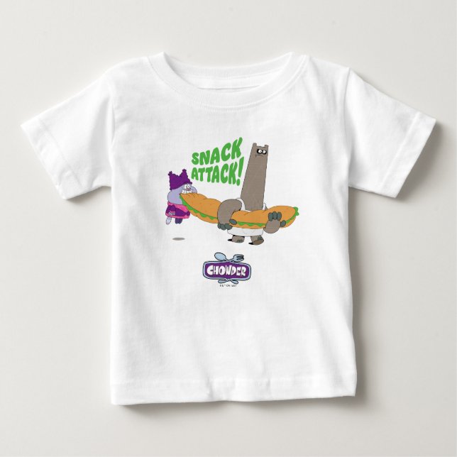 Chowder and Shnitzel Baby T-Shirt (Front)