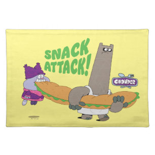 Chowder and Shnitzel Cloth Placemat