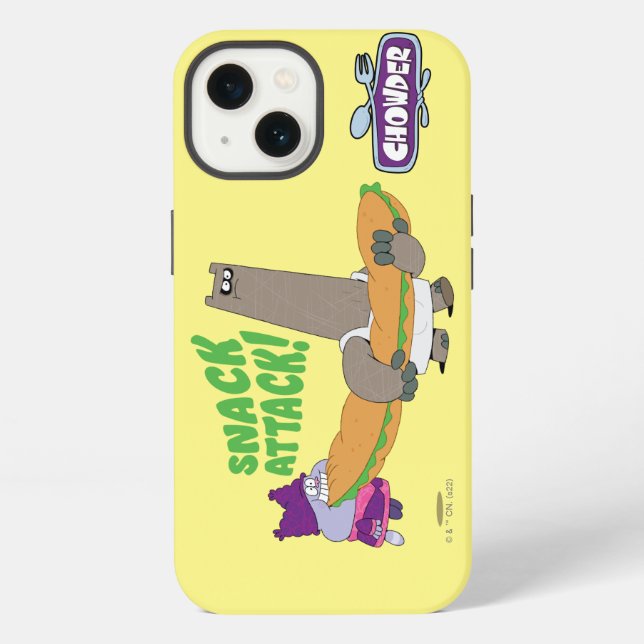Chowder and Shnitzel Iphone Case (Back)