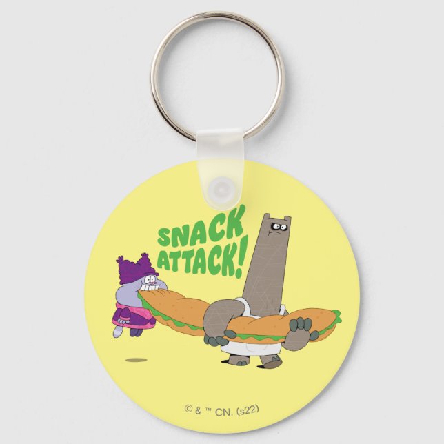 Chowder and Shnitzel Keychain (Front)