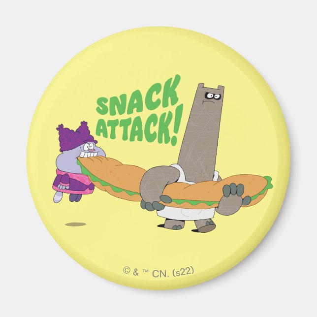 Chowder and Shnitzel Magnet (Front)