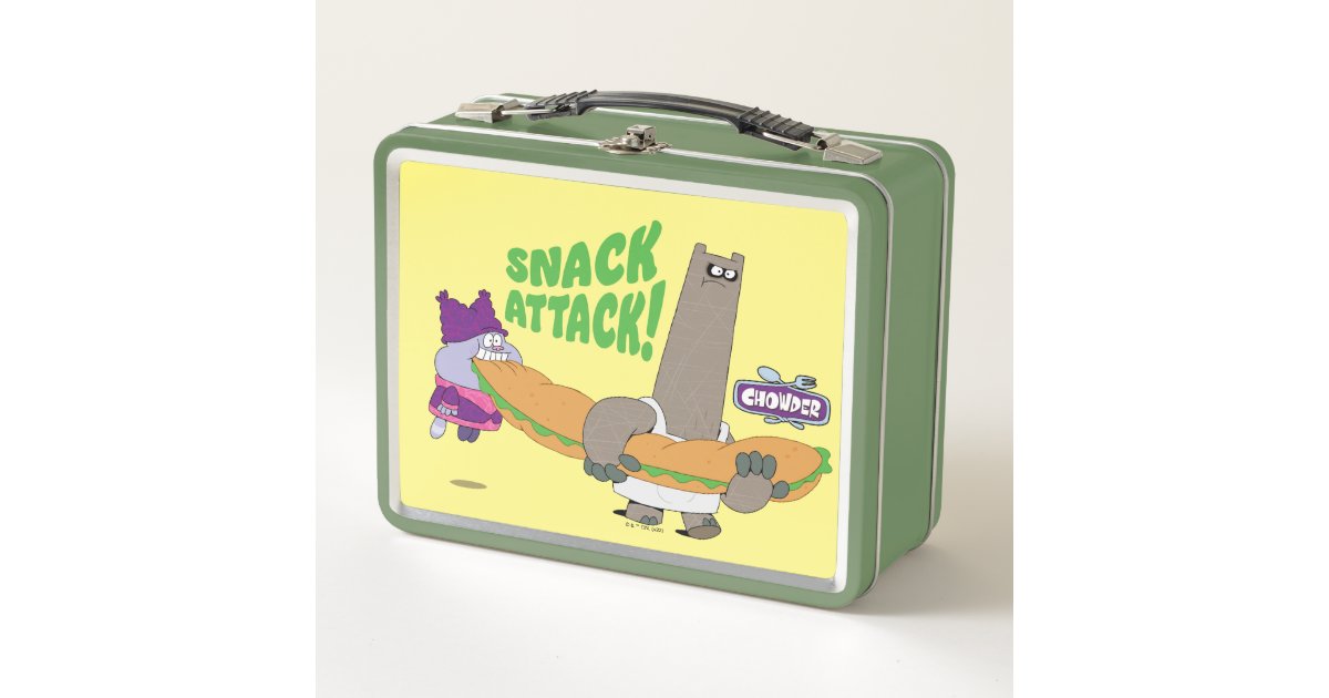 Chowder and Shnitzel Metal Lunch Box | Zazzle