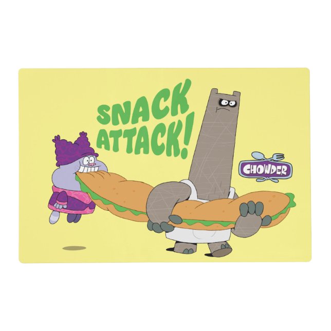 Chowder and Shnitzel Placemat (Front)