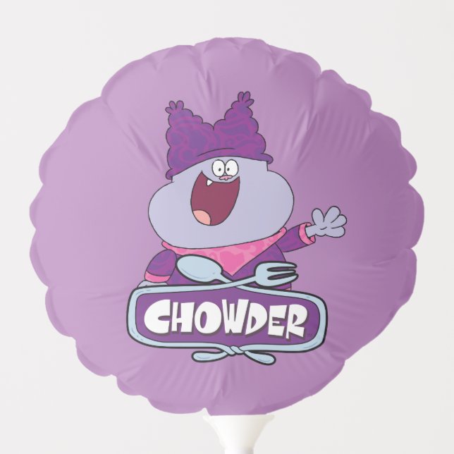 Chowder Waving Balloon (Front)