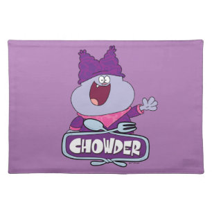 Chowder Waving Cloth Placemat