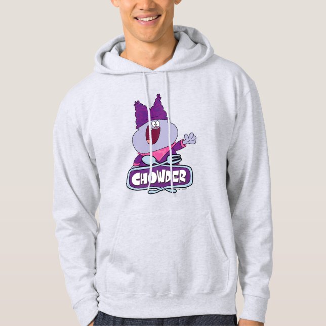 Chowder Waving Hoodie (Front)