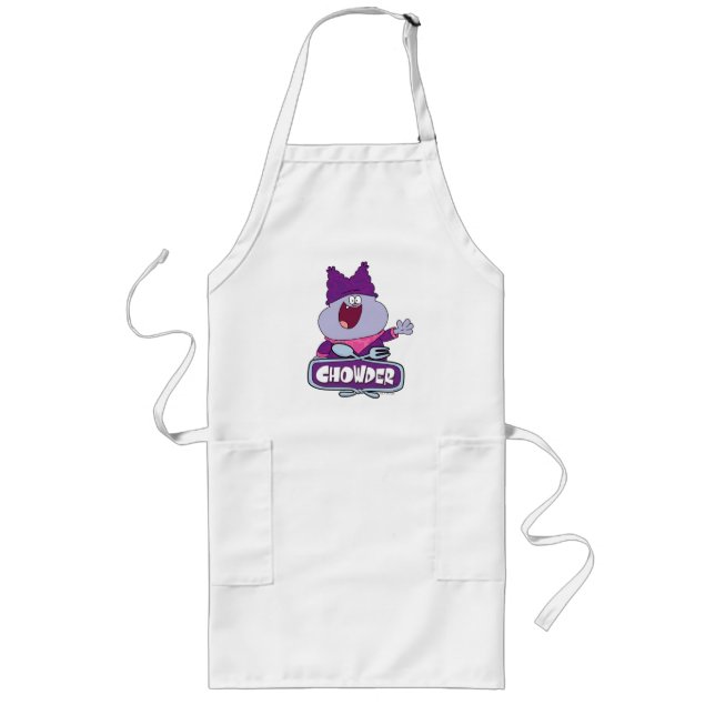 Chowder Waving Long Apron (Front)