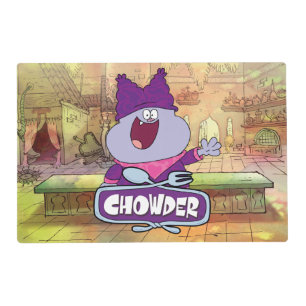 Chowder Waving Placemat