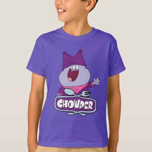 Chowder Waving T_Shirt