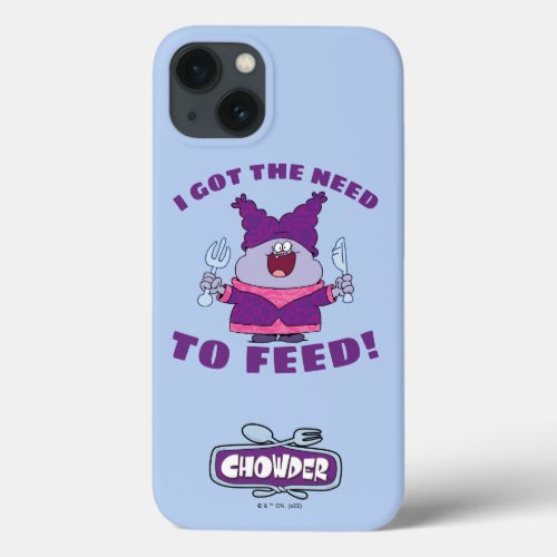 Chowder With Fork and Knife iPhone 13 Case