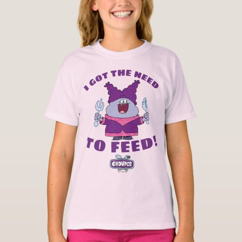 Chowder With Fork and Knife T_Shirt