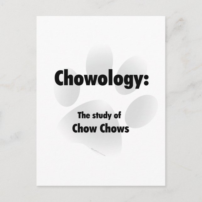 Chowology Postcard (Front)