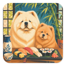 Chows cream red  SAVOR THE JOURNEY Art Print