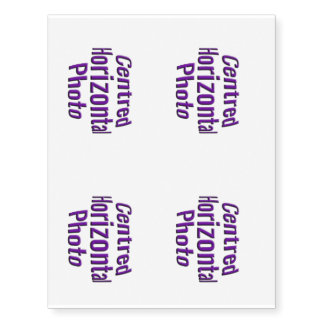 CHP Template 4 Tiles Temporary Tattoos