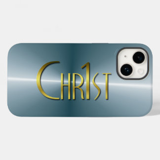 Chr1st - Dark Brushed Metal Case-Mate iPhone 14 Case
