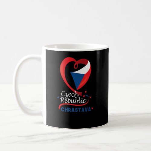 Chrastava Czech Republic Heart Flag Lion Coat Of A Coffee Mug