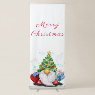 Chriastmas Gnome Retractable Banner