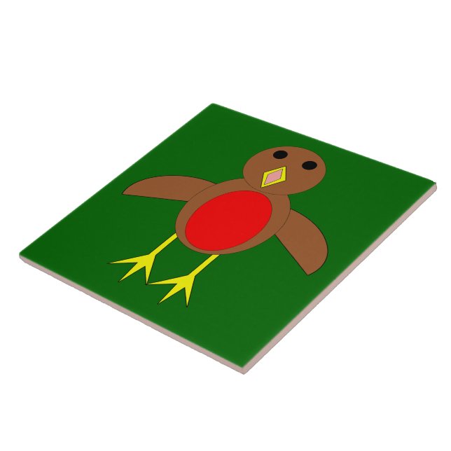 Chridtmas Robin Tile (Side)