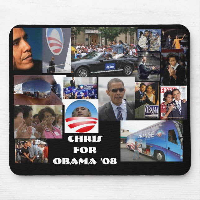 Chris 4 OBAMA Mouse Pad (Front)