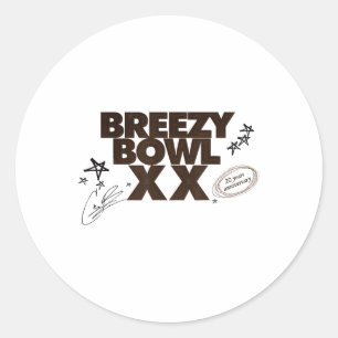 Chris Breezy Xx 2025 Classic Round Sticker