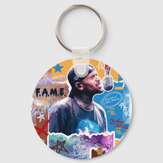 Chris Brow Keychain (Front)