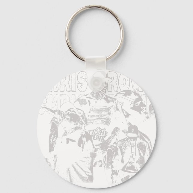 Chris Brown Bootleg B& Keychain (Front)