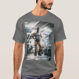 Chris Bumstead Gym Motivation Poster Wall Art T-Shirt