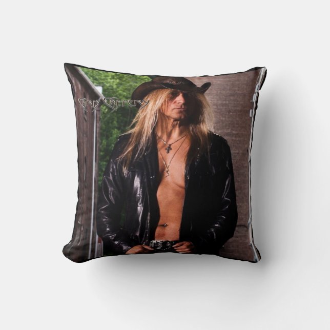 Chris Caffery Alley Closeup Throw Pillow (Front)