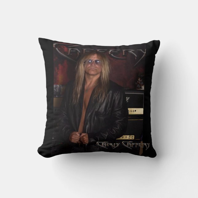 Chris Caffery SDS Throw Pillow (Front)