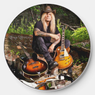 Chris Caffery Sitting w Guitars Wireless Charge