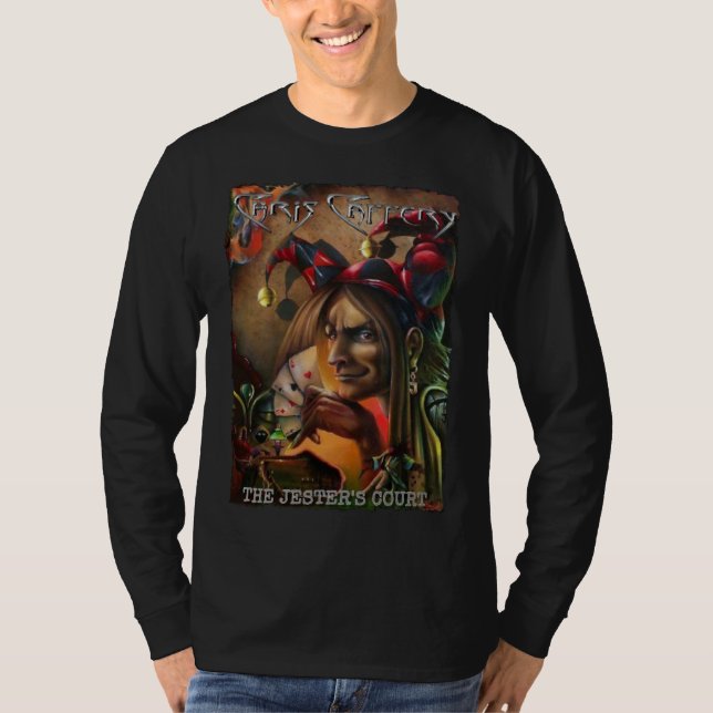 Chris Caffery The Jester's Court Adult Long Sleeve T-Shirt (Front)