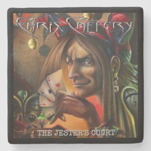 Chris Caffery _ The Jesters Court Stone Coaster