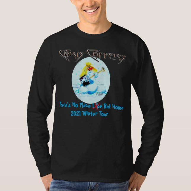 Chris Caffery - Winter Tour 2021 Adult Long Sleeve T-Shirt (Front)