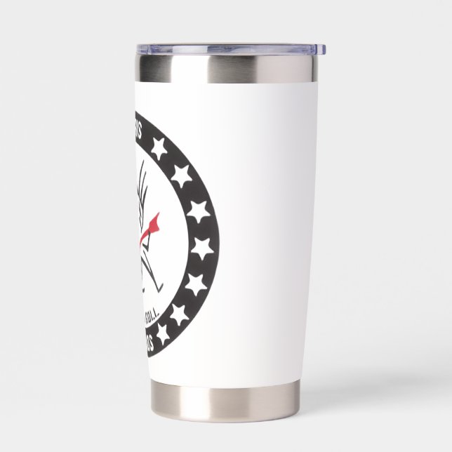 Chris CHAOS DJ Insulated Mug Tumbler (Left)