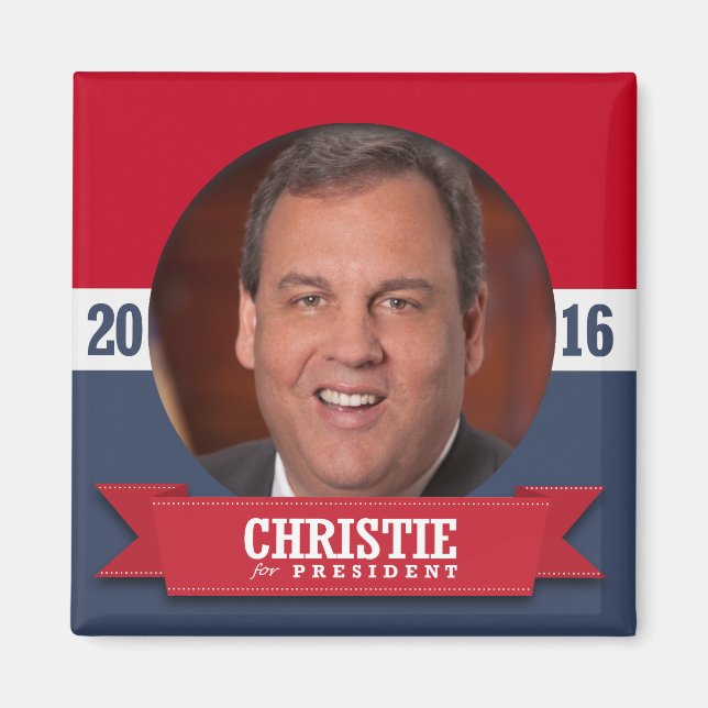 CHRIS CHRISTIE 2016 MAGNET (Front)