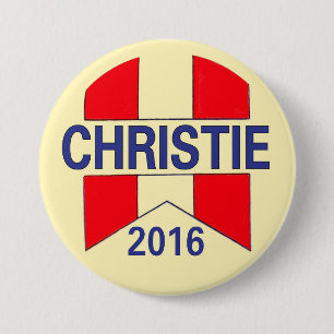 Chris Christie 2016 Pinback Button