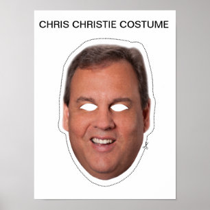 Chris Christie Costume Poster