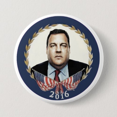 Chris Christie for President 2016 Button