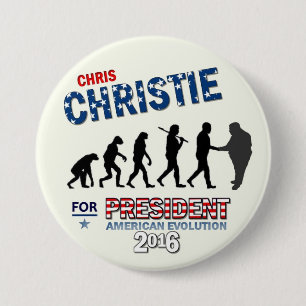 Chris Christie for President 2016 Pinback Button