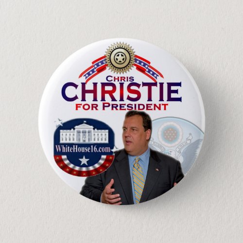 Chris Christie for President Button