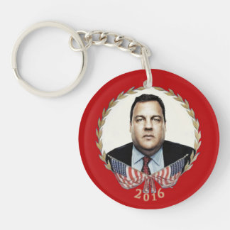 Chris Christie for President in 2016 Keychain
