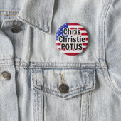 Chris Christie POTUS Button (In Situ)