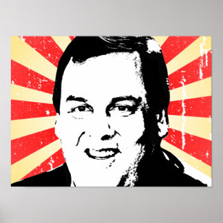 CHRIS CHRISTIE PROPAGANDA POSTER