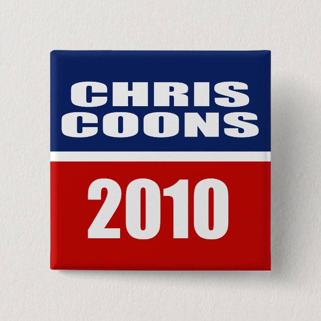 CHRIS COONS FOR SENATE BUTTON (Front)