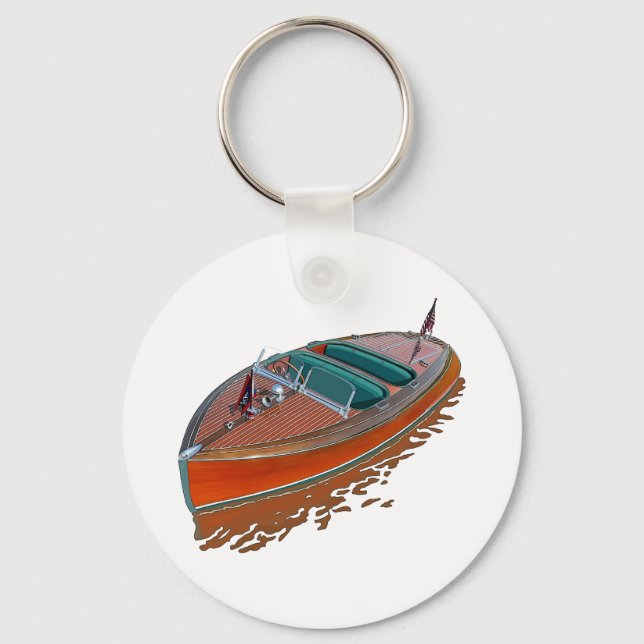 Chris-Craft Barrel Back Keychain (Front)