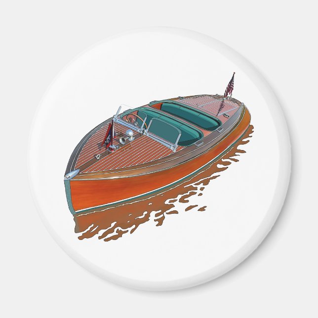 Chris-Craft Barrel Back Magnet (Front)