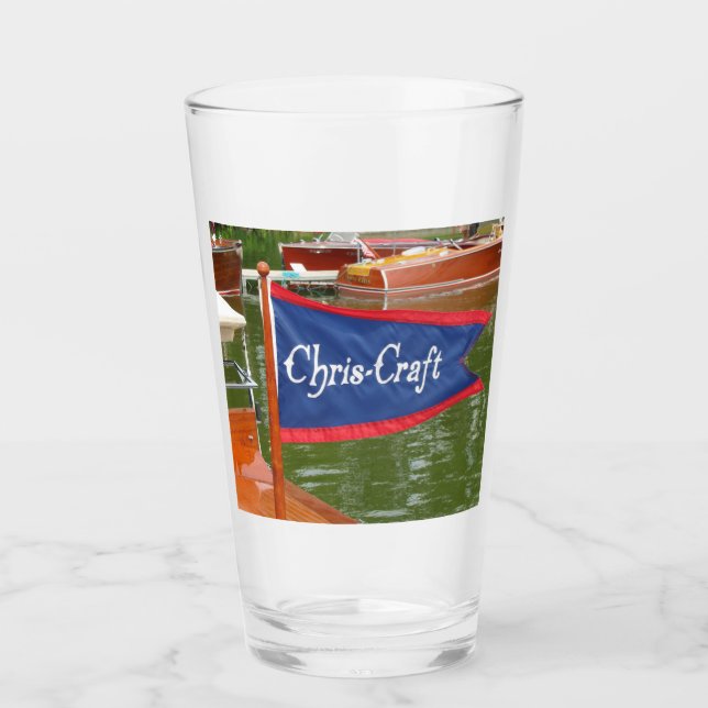Chris Craft Drinkware Glass (Front)